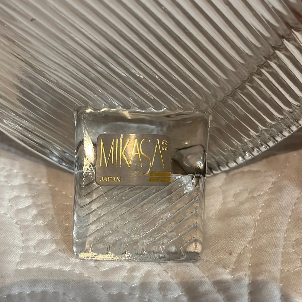 Mikasa oval crystal picture frame‎